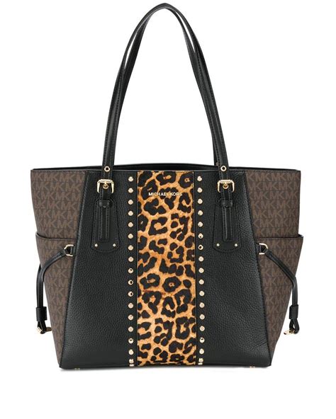 animal print michael kors should bag used|Michael Kors animal print handbags.